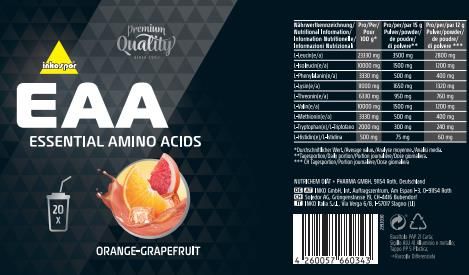 EAA aminoacidi essenziali in polvere - immagine 2